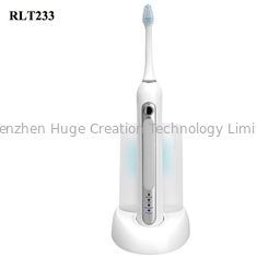中国 自動音波の電動歯ブラシ、紫外線 Sanitizer 再充電可能な旅行電動歯ブラシ サプライヤー