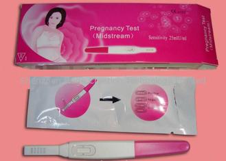 中国 早い尿HCGの妊娠検査のキットの家の検出用具99.9%の正確さ サプライヤー