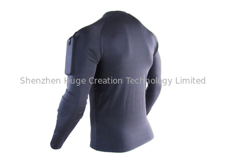 中国 人のための長い袖の堅いワイシャツのスポーツの適性の速い乾燥したTシャツ サプライヤー