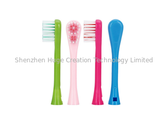 中国 多彩な取り替えの子供の電動歯ブラシのための両面のブラシの頭部 サプライヤー